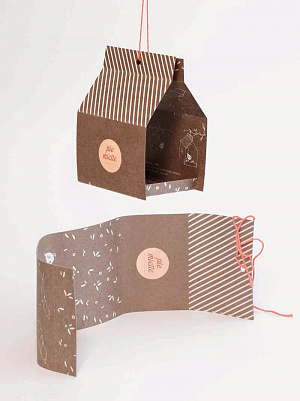 Дизайн упаковки хлеба от Julie Ferrieux, которая может служить скворечником
