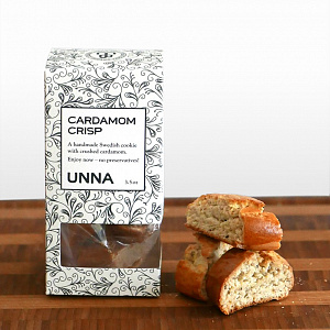 Хрустящее печенье с кардамоном Unna's Cardamom от пекарни Unna