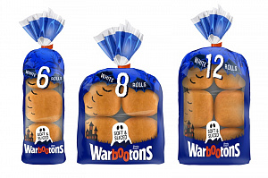 Упаковка хлеба Warburtons для Хэллоуина