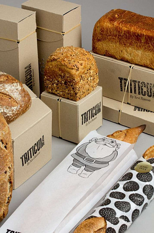 Упаковка хлеба от испанской пекарни Triticum