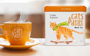 Упаковка чая для владельцев домашних животных от Дарьи Ксенофонтовой